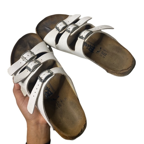 Florida Classic white Birkenstock Size 42/ Women’s 11/11.5 - Picture 2 of 5